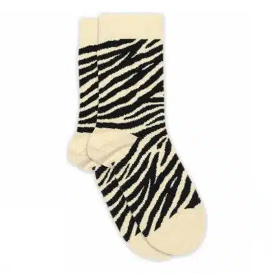 Melton - Zebra socks - Shortbread
