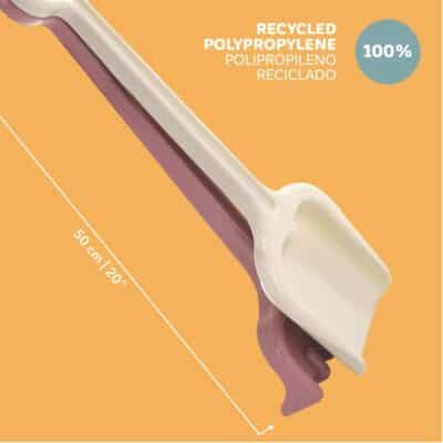 Miniland - Schep en Hark Super - Wit/Roze