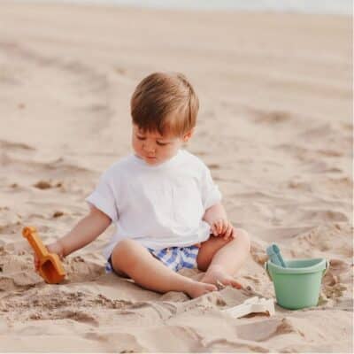 Miniland - Zandspeelset Baby - Eco Groen