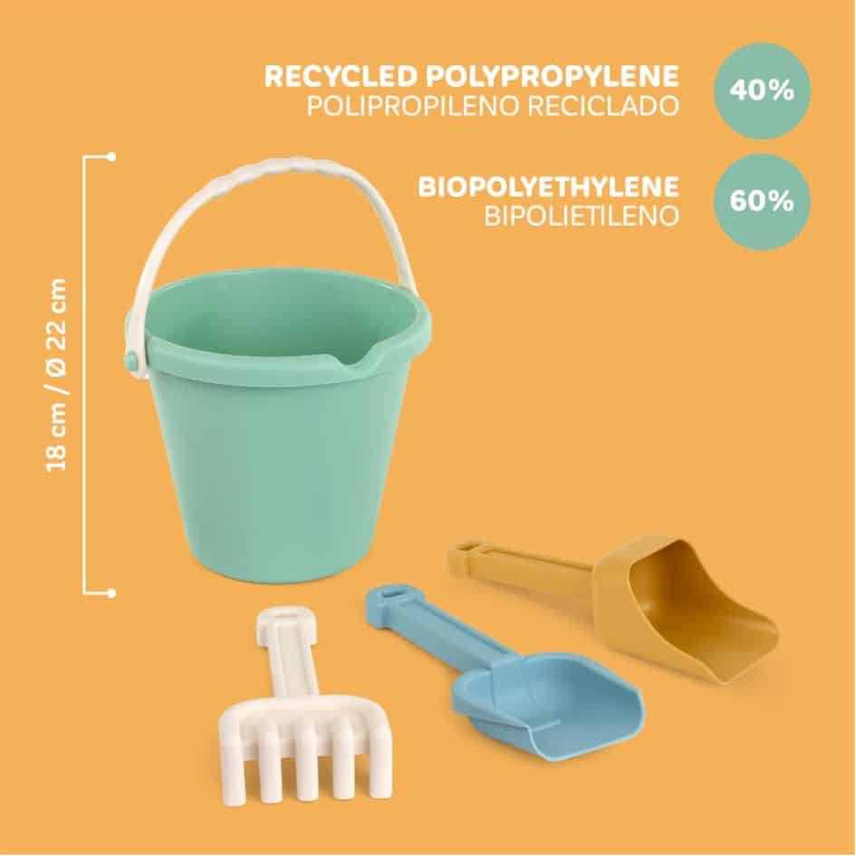 Miniland - Zandspeelset Junior - Eco Groen