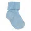MP Denmark - Cotton rib baby socks - Blue Bell