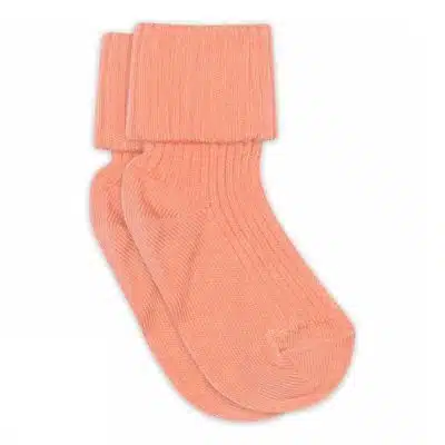MP Denmark - Cotton rib baby socks - Orange