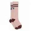 MP Denmark - Elga glitter knee socks - Silver Pink