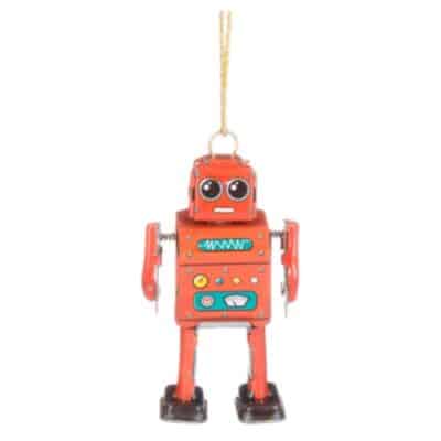 Ornament hangertje mini robots (Willekeurige kleur)