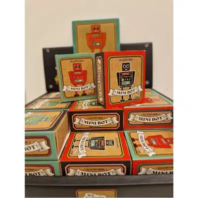 Ornament hangertje mini robots (Willekeurige kleur)