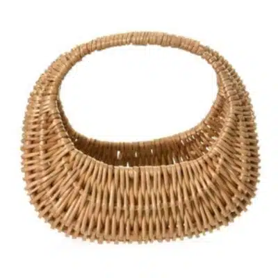 Ovaal mandje van riet - 19 cm