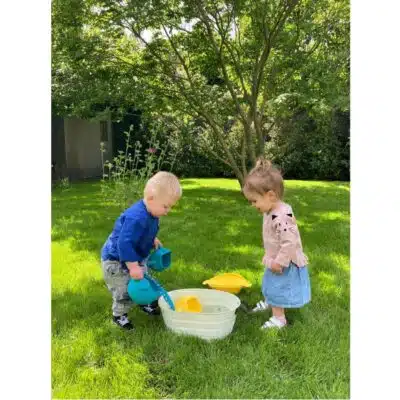 Scrunch - Handschep - Pastel Geel