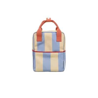 Sticky Lemon - Backpack Small - Stripes - Cloud Blue & Twiggy Beige