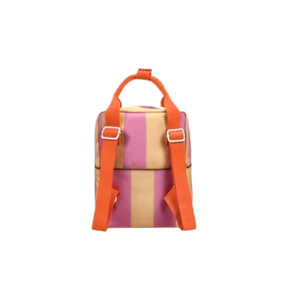 Sticky Lemon - Backpack Small - Stripes - Rosebay Pink & Apple Juice
