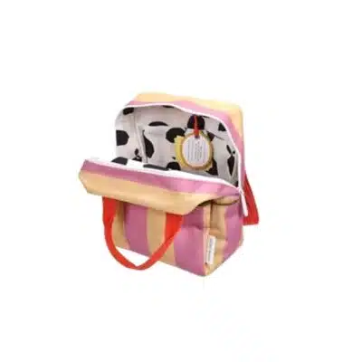 Sticky Lemon - Backpack Small - Stripes - Rosebay Pink & Apple Juice