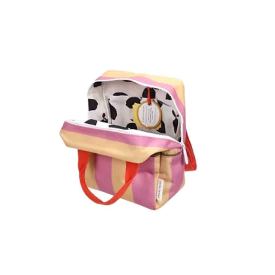 Sticky Lemon - Backpack Small - Stripes - Rosebay Pink & Apple Juice