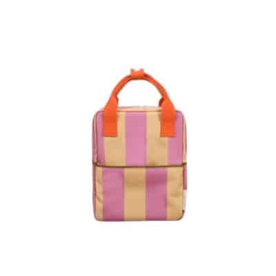 Sticky Lemon - Backpack Small - Stripes - Rosebay Pink & Apple Juice