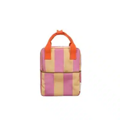 Sticky Lemon - Backpack Small - Stripes - Rosebay Pink & Apple Juice