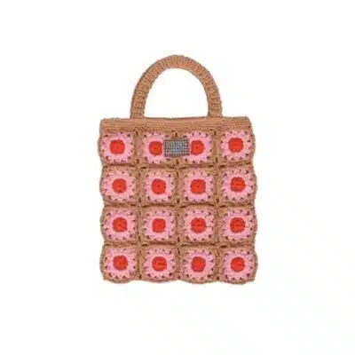Sticky Lemon - Crochet Bag - Flower - Campfire Orange