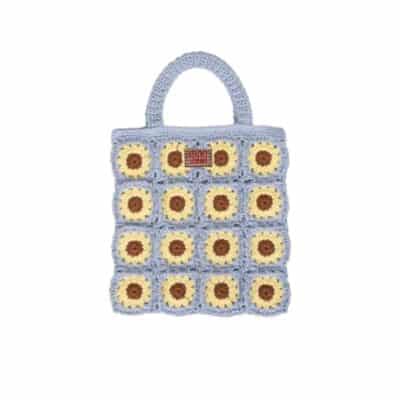 Sticky Lemon - Crochet Bag - Flower - Willow Basket