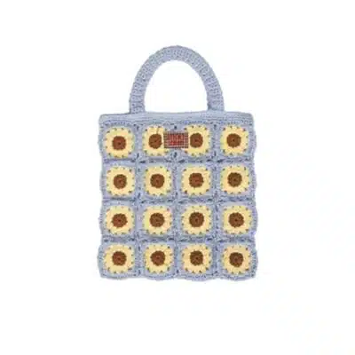 Sticky Lemon - Crochet Bag - Flower - Willow Basket