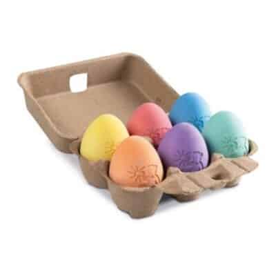 Stoepkrijt - Eierdoos 6 stuks