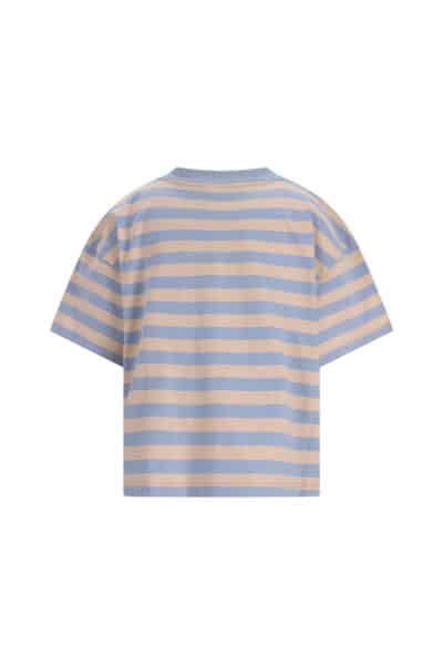 The New Chapter - T-Shirt - Bo - Blue Beige Stripes