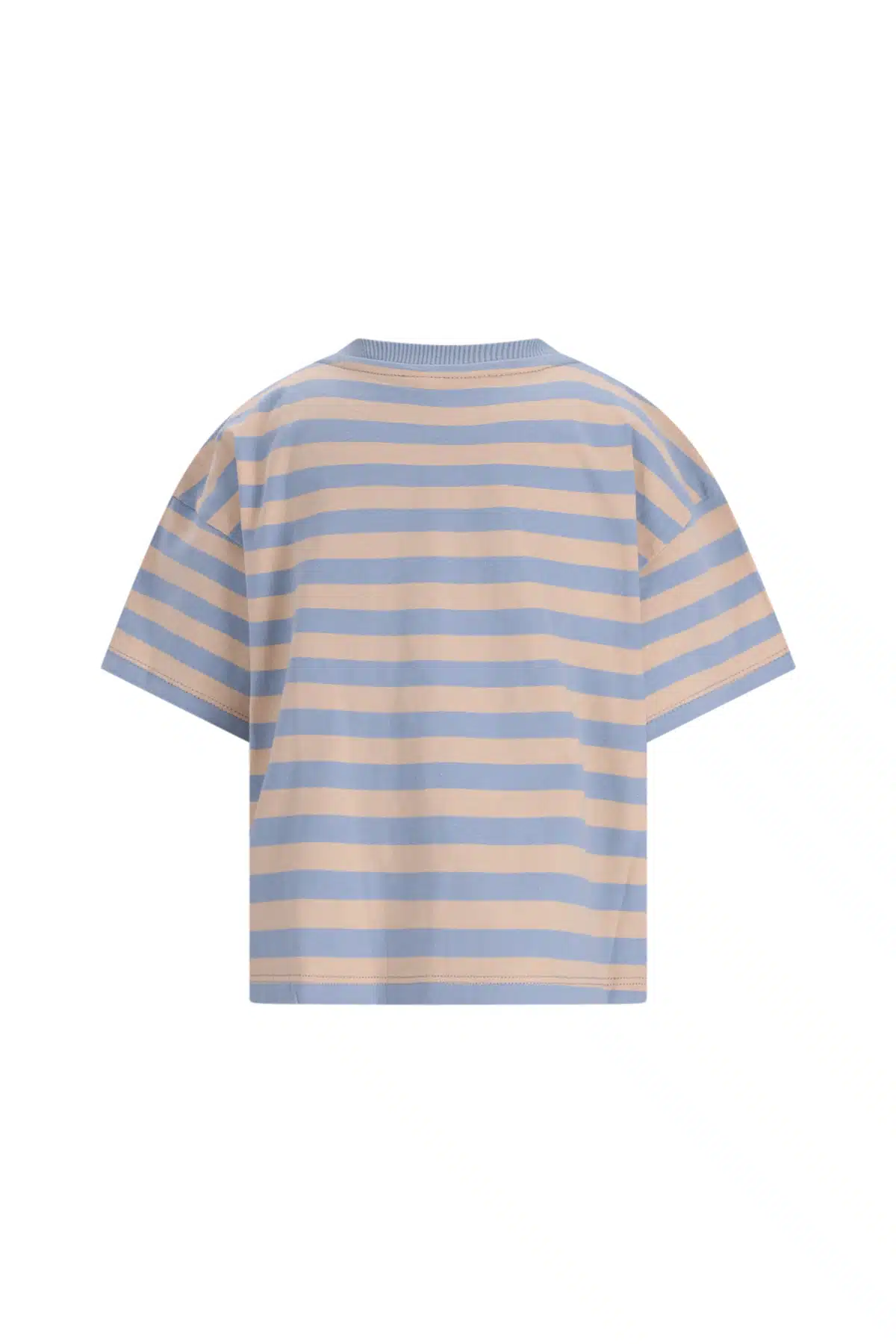 The New Chapter - T-Shirt - Bo - Blue Beige Stripes