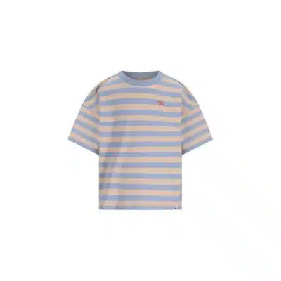 The New Chapter - T-Shirt - Bo - Blue Beige Stripes