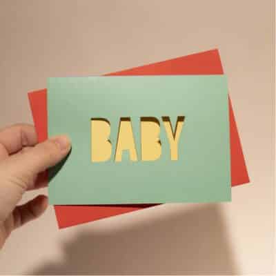 CUT IT OUT - Kaart - Baby