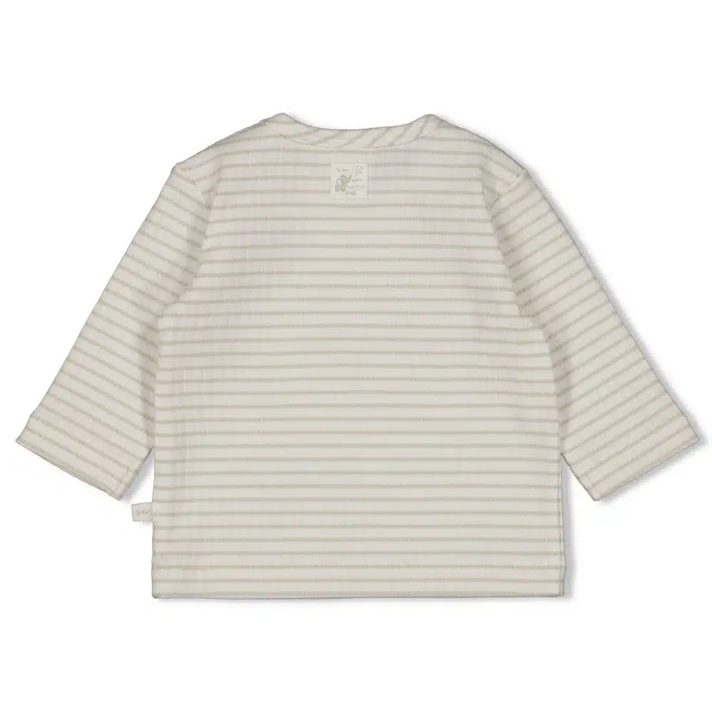 Feetje - Longsleeve rib met streep - Elephant