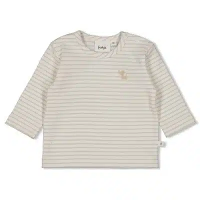Feetje - Longsleeve rib met streep - Elephant