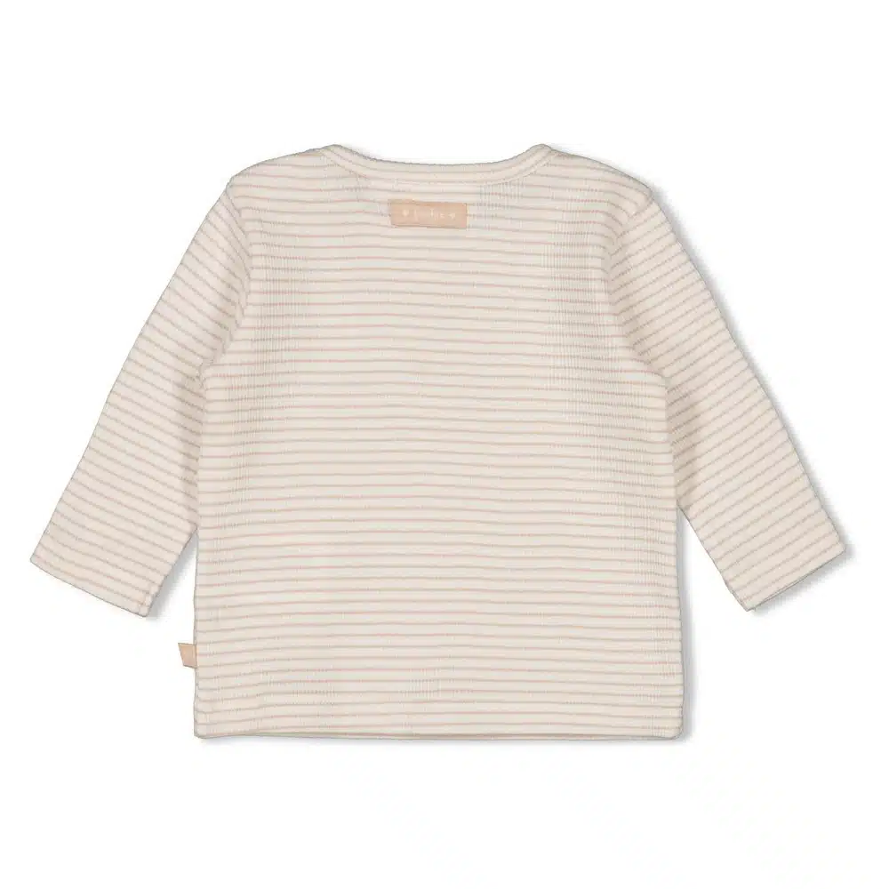 Feetje - Longsleeve rib met streep - Honey Bear