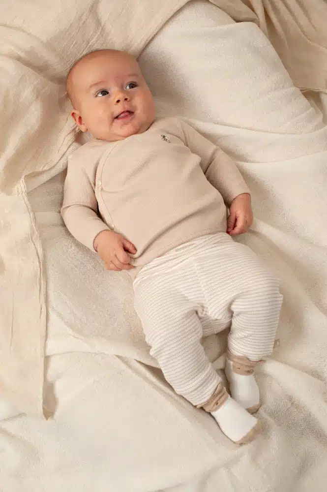 Feetje - Overslagshirt rib - Honey Bear