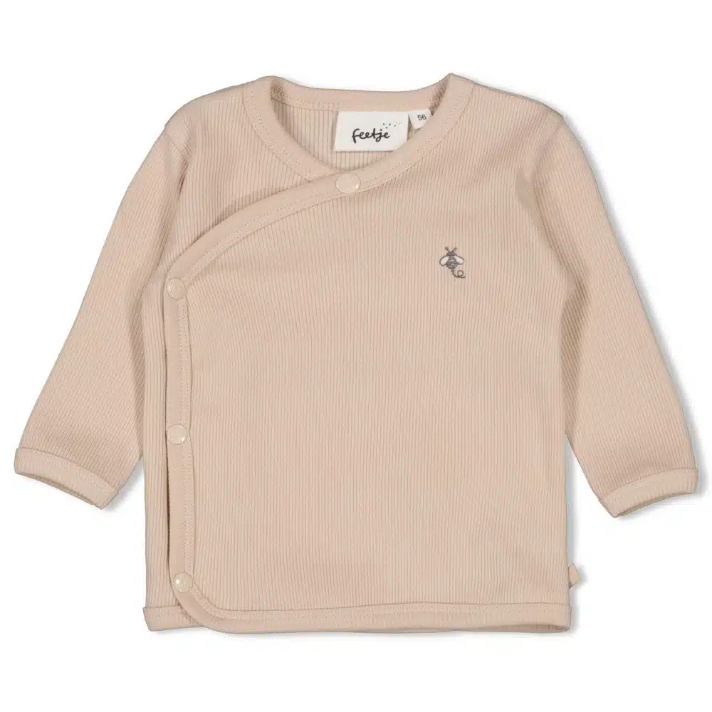 Feetje - Overslagshirt rib - Honey Bear