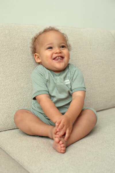 Feetje - Shortama wafel - Zeegroen