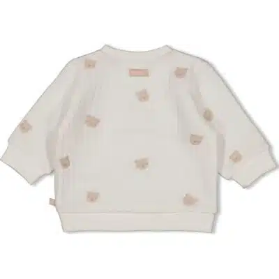 Feetje - Sweater AO embroidery - Honey Bear