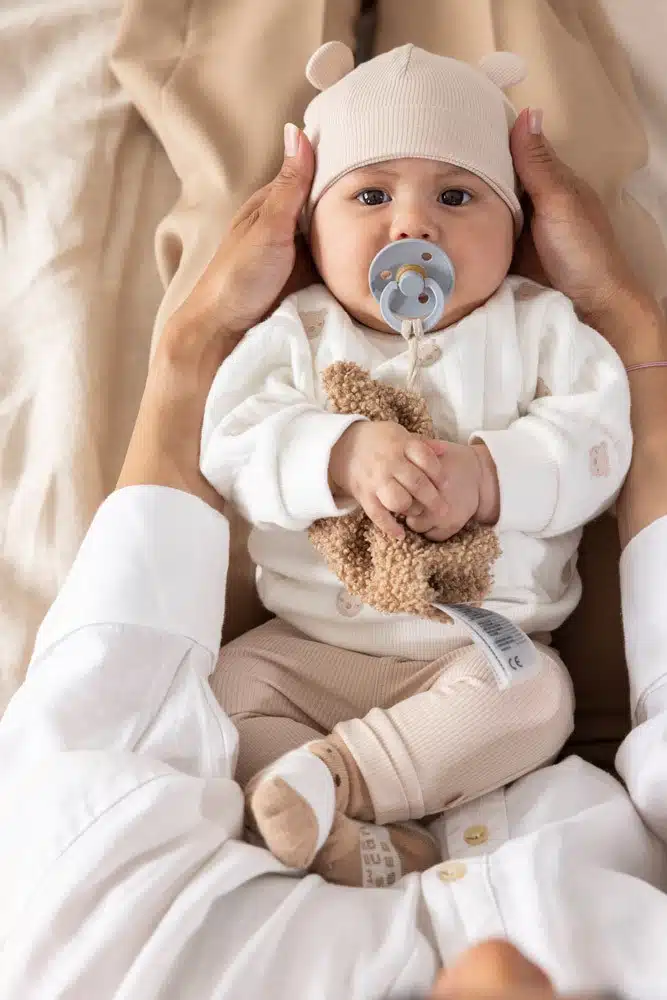 Feetje - Sweater AO embroidery - Honey Bear