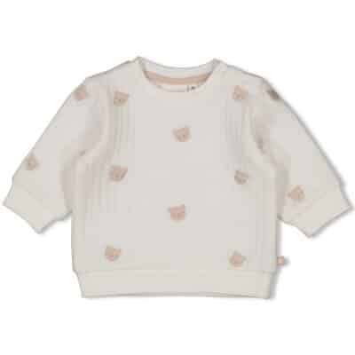 Feetje - Sweater AO embroidery - Honey Bear