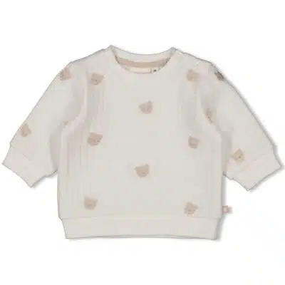 Feetje - Sweater AO embroidery - Honey Bear
