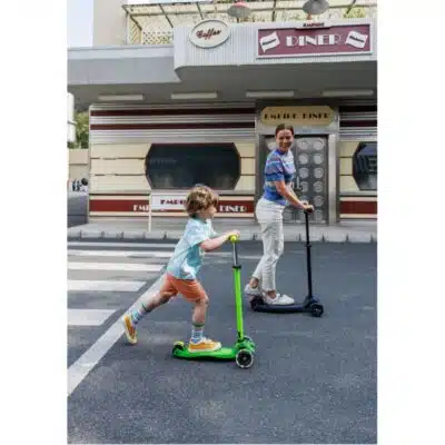 Micro Step - Maxi Deluxe Led - Groen/Geel Neon