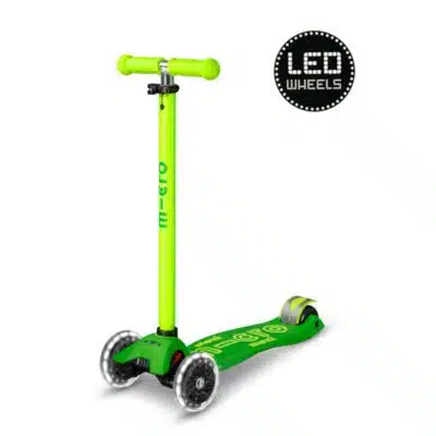 Micro Step - Maxi Deluxe Led - Groen/Geel Neon