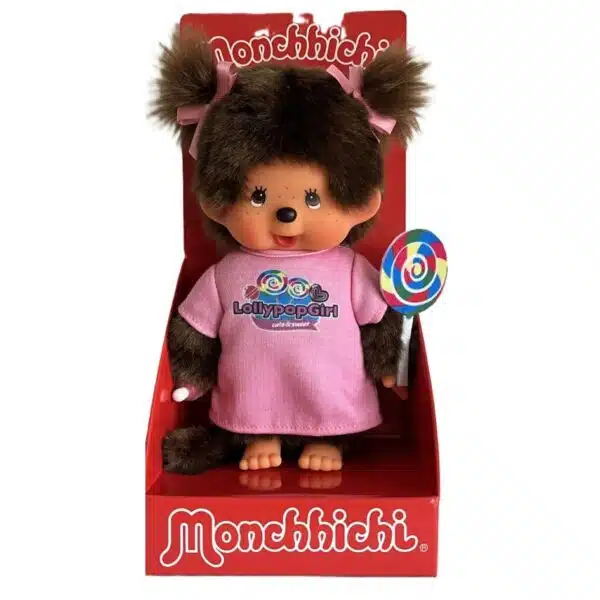 Monchhichi - Meisje Lollypop (20 cm)
