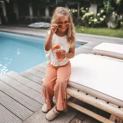 Your Wishes - Broderie - Wide Leg Pants