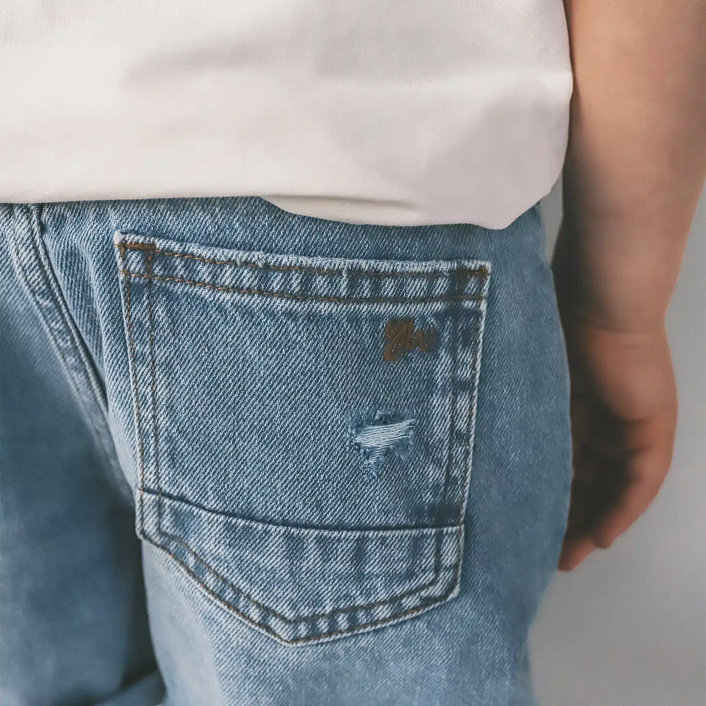 Your Wishes - Denim Blue - Relaxed Shorts