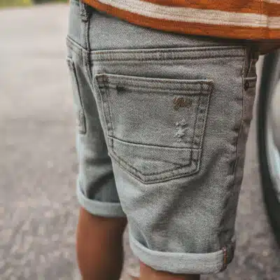 Your Wishes - Grey Denim - Regular Shorts