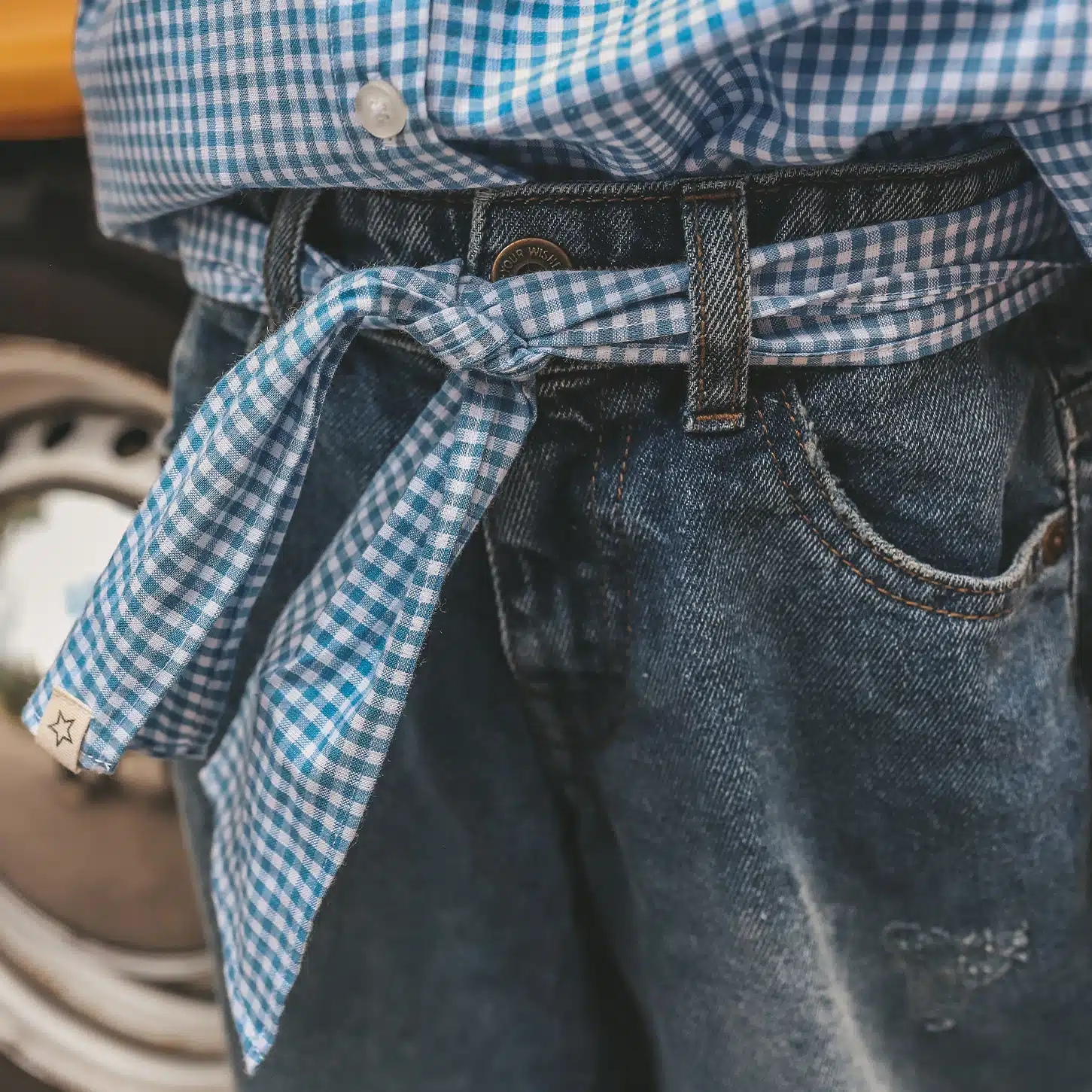 Your Wishes - Medium Blue - Barrel Jeans