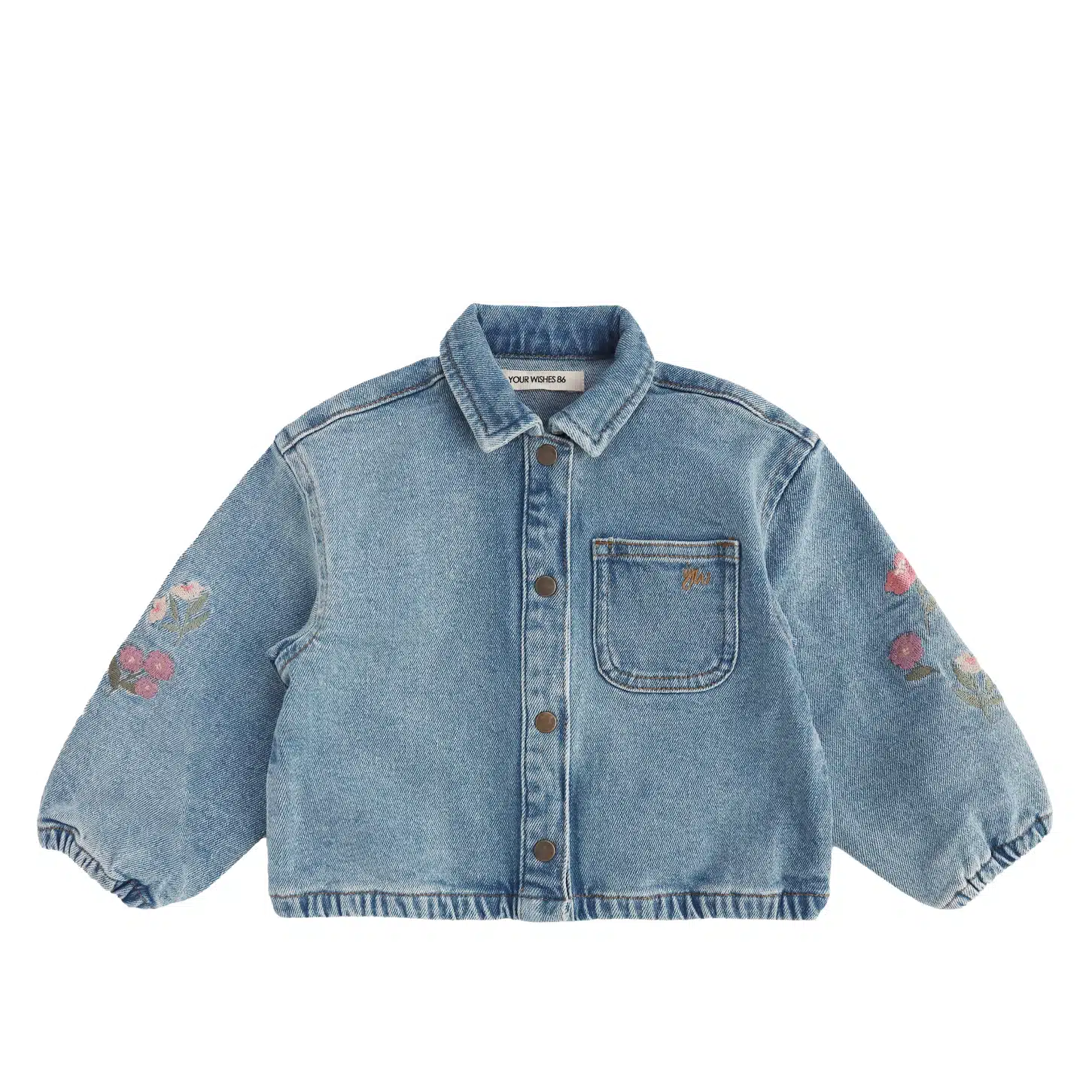 Your Wishes - Stretch Denim - Embroidery Jacket