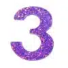 Feestbeest - Bedel - Feestnummer - 5 - Holographic purple