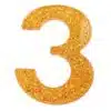 Feestbeest - Bedel - Feestnummer - 8 - Goud
