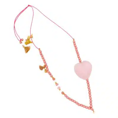 Feestbeest - Ketting - Sweetheart pink