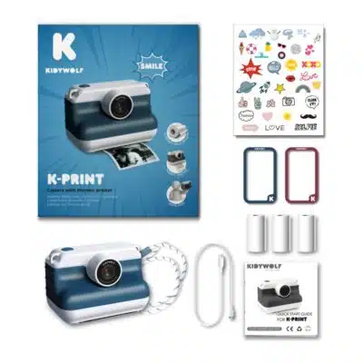 KIDYWOLF - K-PRINT - Hermische Fotoprinter - Blauw