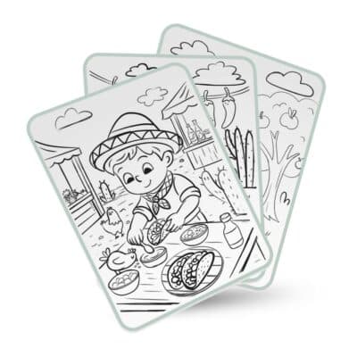 KIDYWOLF - KIDYDRAW-PAD - Tekenbord - Food
