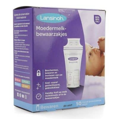 Lansinoh - Bewaarzakjes moedermelk (50 stuks)