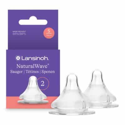 Lansinoh - Natural Wave Speen +6 maanden (L) - 2 stuks